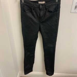 Unpublish Women's Coated Black Skinny Jeans